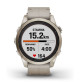 Fēnix 7S Pro – Sapphire Solar Edition - Soft Gold with Limestone Leather Band - 010-02776-30 - Garmin